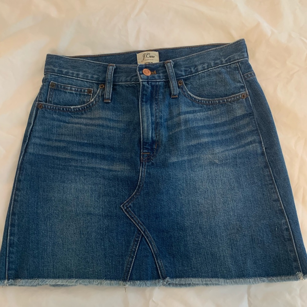 J.Crew Denim Mini Skirt
